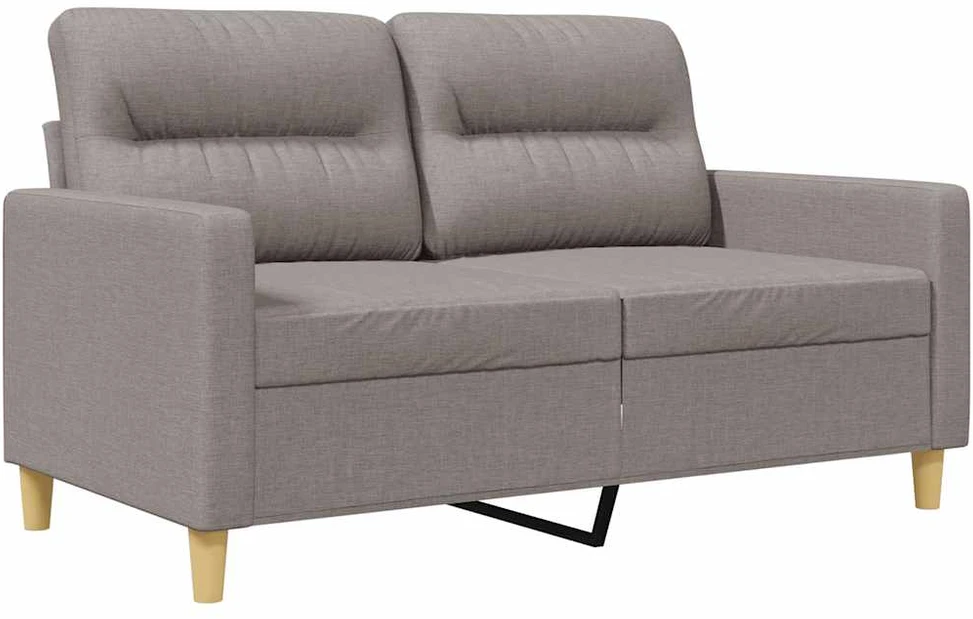 Dvivietė sofa, taupe spalvos, 120cm, audinys