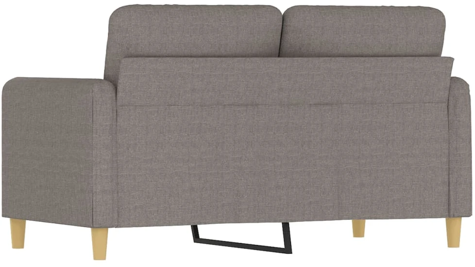 Dvivietė sofa, taupe spalvos, 120cm, audinys