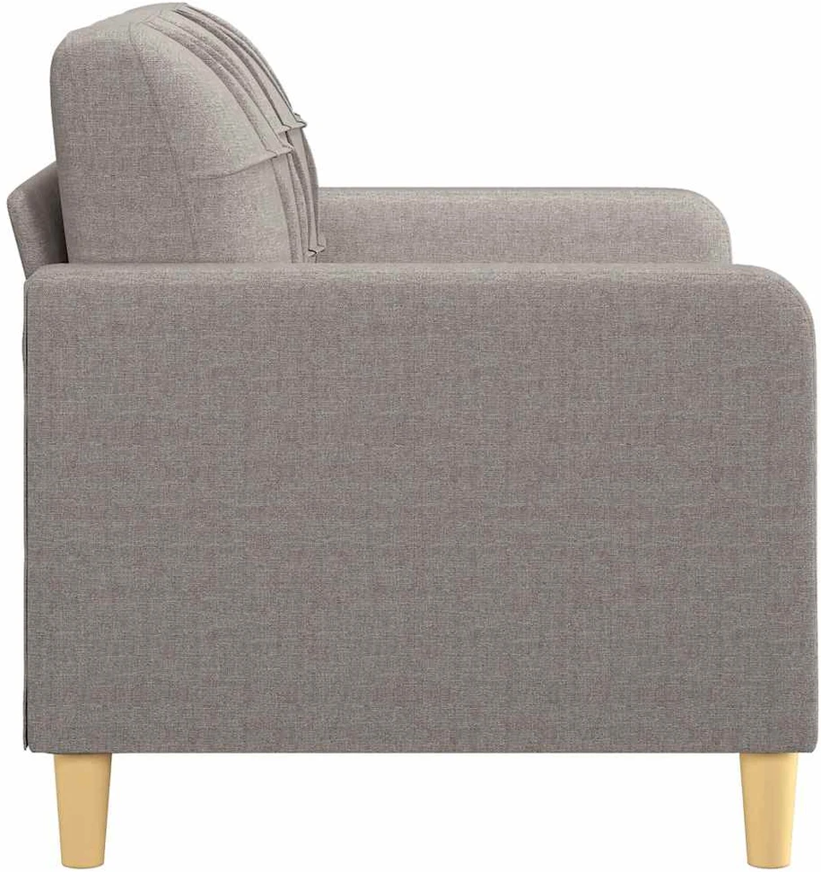Dvivietė sofa, taupe spalvos, 120cm, audinys