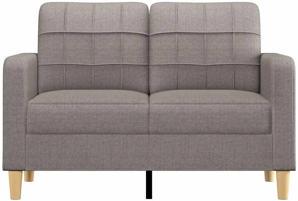 Dvivietė sofa, taupe spalvos, 120cm, audinys