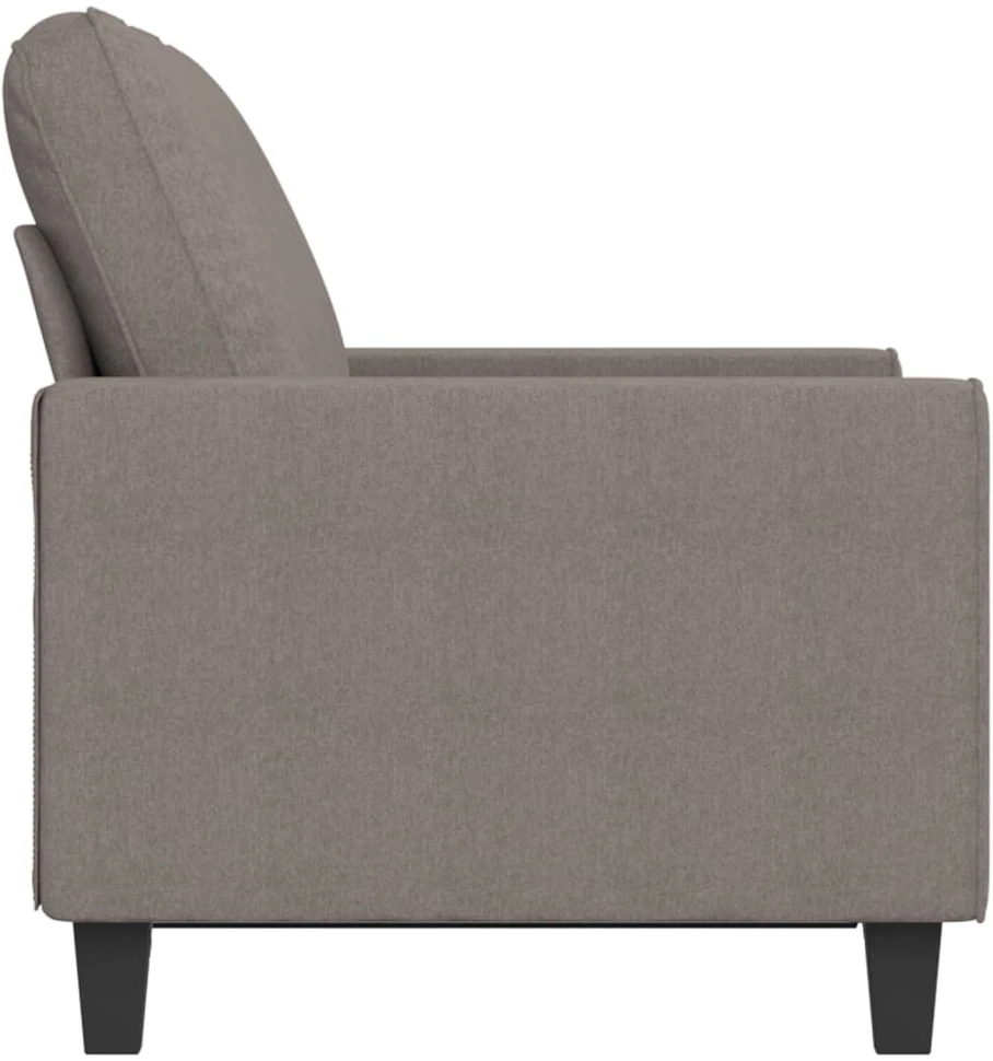 Dvivietė sofa, taupe spalvos, 120cm, audinys