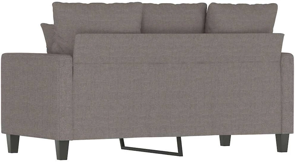Dvivietė sofa, taupe spalvos, 120cm, audinys