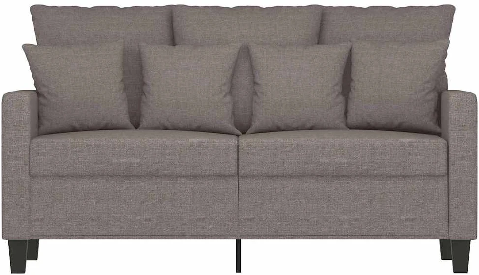 Dvivietė sofa, taupe spalvos, 120cm, audinys