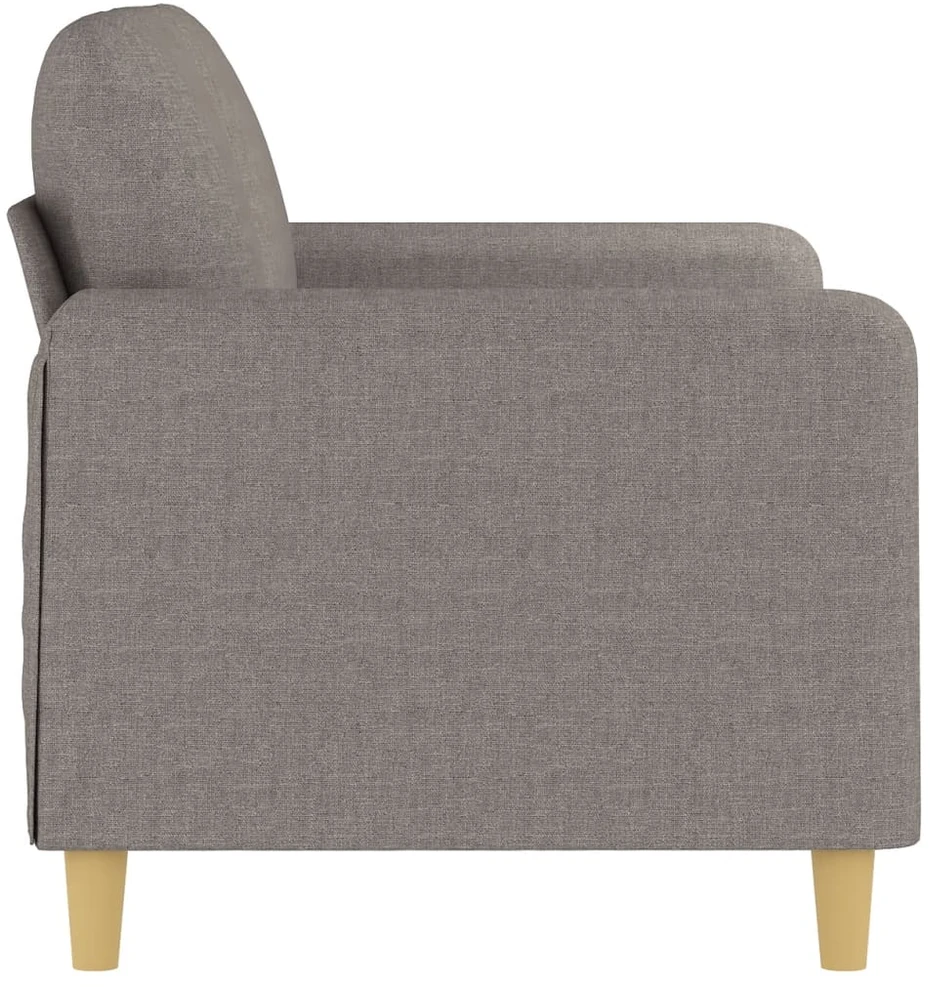 Dvivietė sofa, taupe spalvos, 120cm, audinys