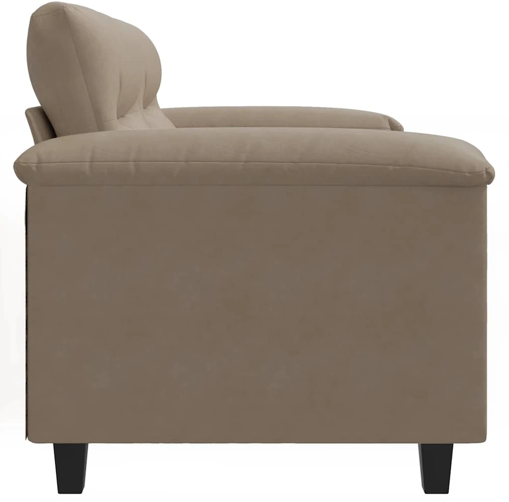 Dvivietė sofa, taupe spalvos, 120cm, mikropluošto audinys