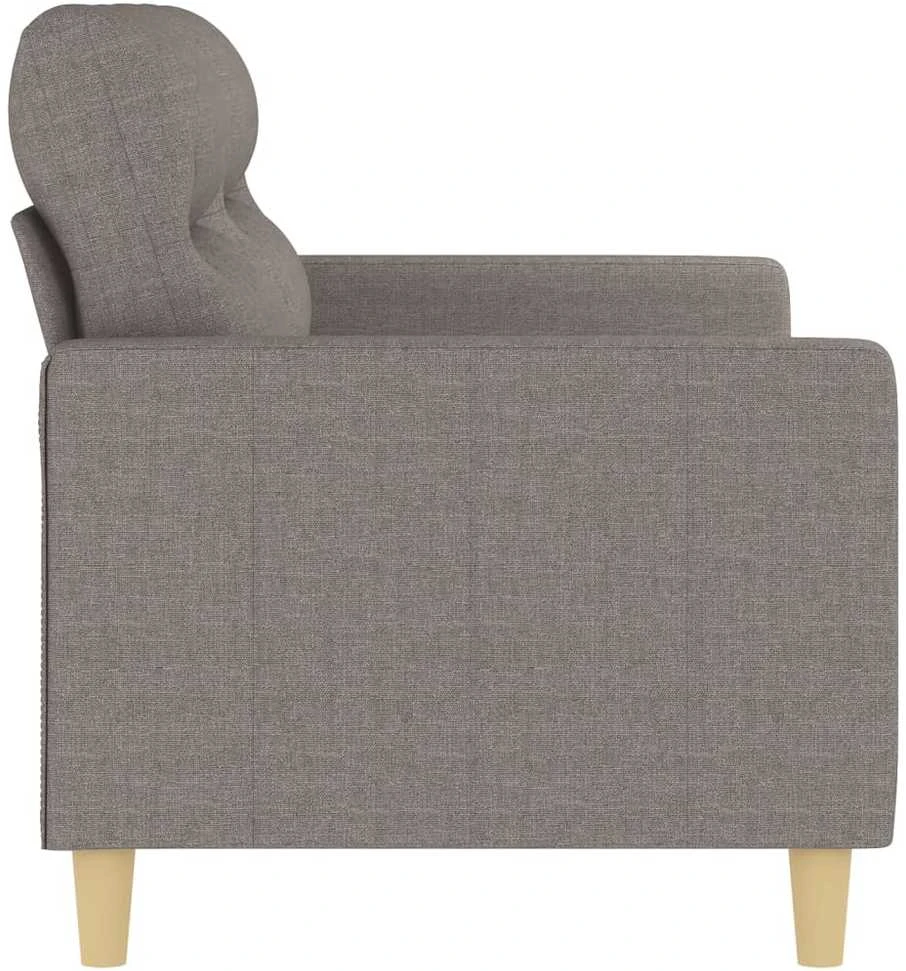 Dvivietė sofa, taupe spalvos, 140cm, audinys