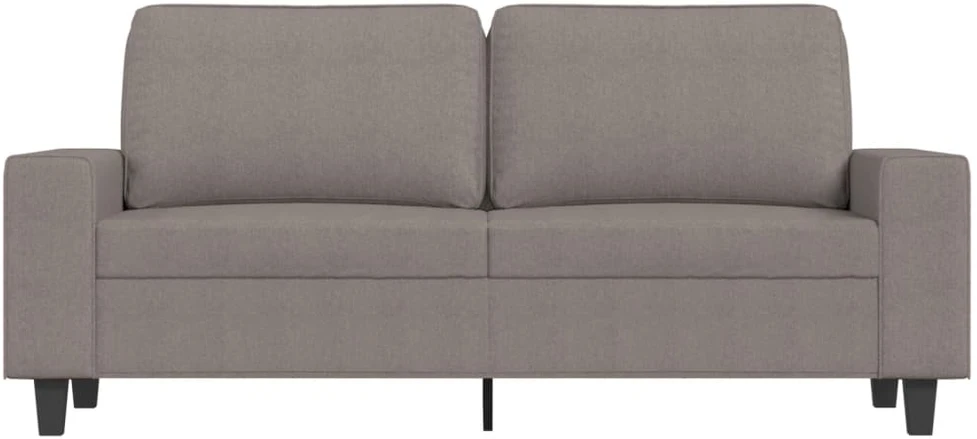 Dvivietė sofa, taupe spalvos, 140cm, audinys