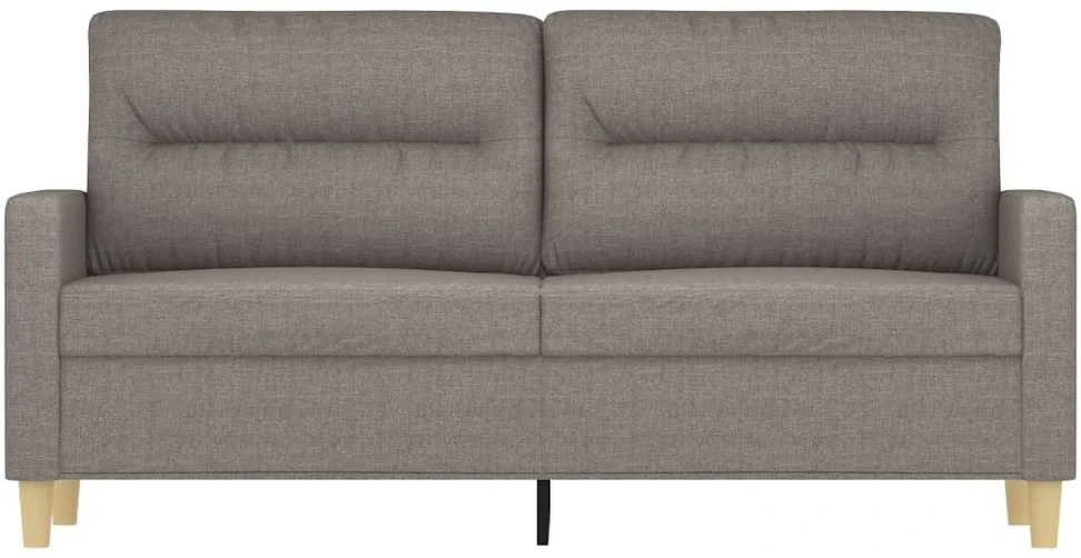 Dvivietė sofa, taupe spalvos, 140cm, audinys