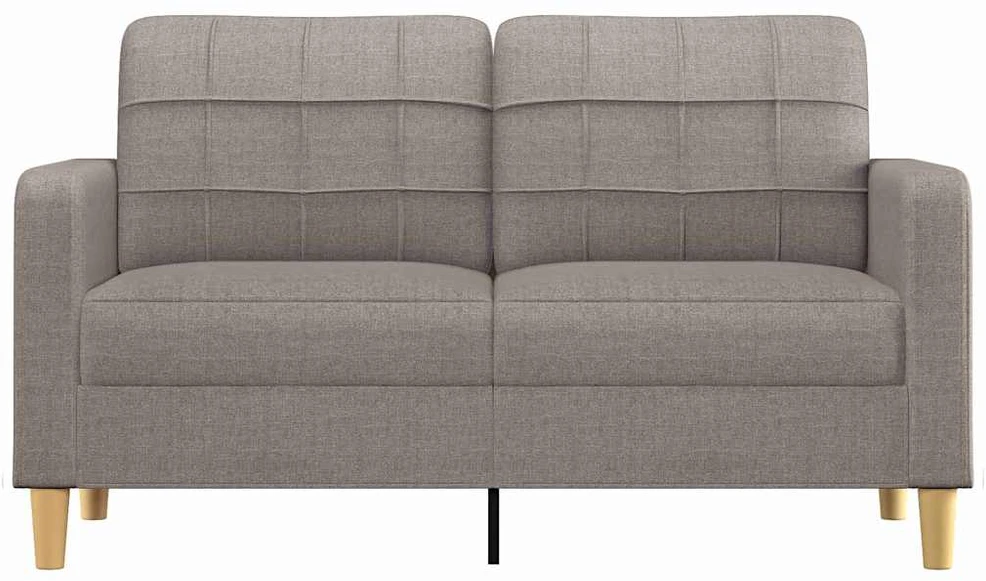 Dvivietė sofa, taupe spalvos, 140cm, audinys