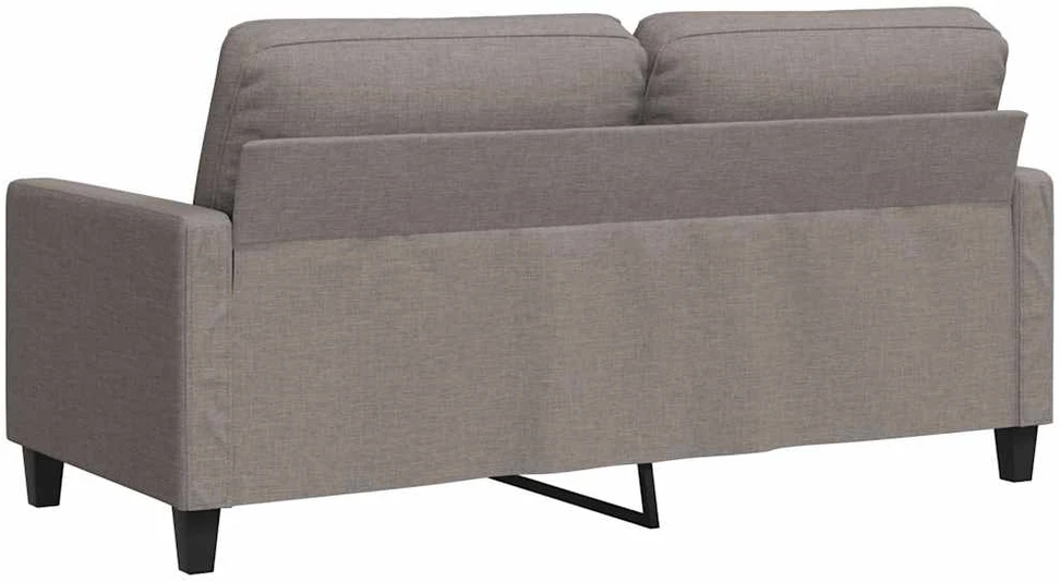 Dvivietė sofa, taupe spalvos, 140cm, audinys