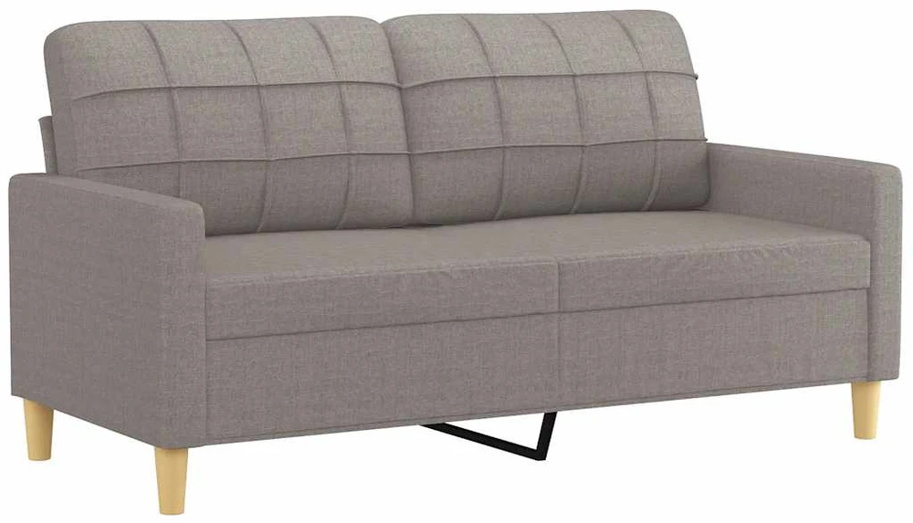 Dvivietė sofa, taupe spalvos, 140cm, audinys