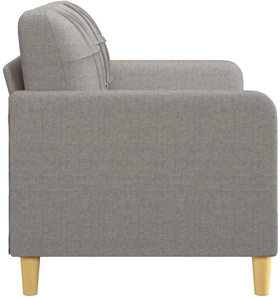 Dvivietė sofa, taupe spalvos, 140cm, audinys