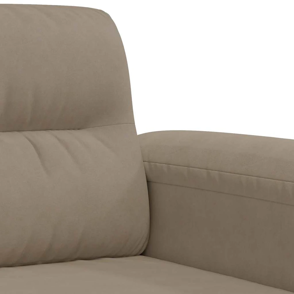 Dvivietė sofa, taupe spalvos, 140cm, mikropluošto audinys