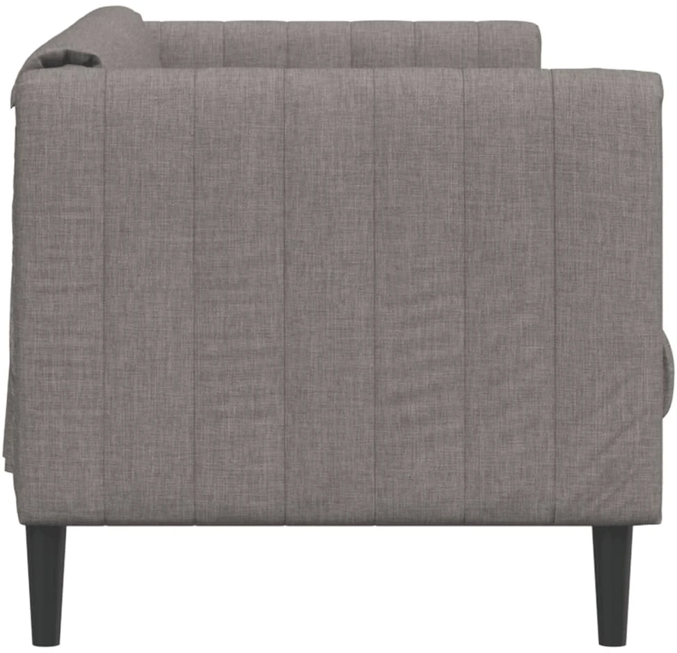 Dvivietė sofa, taupe spalvos, audinys