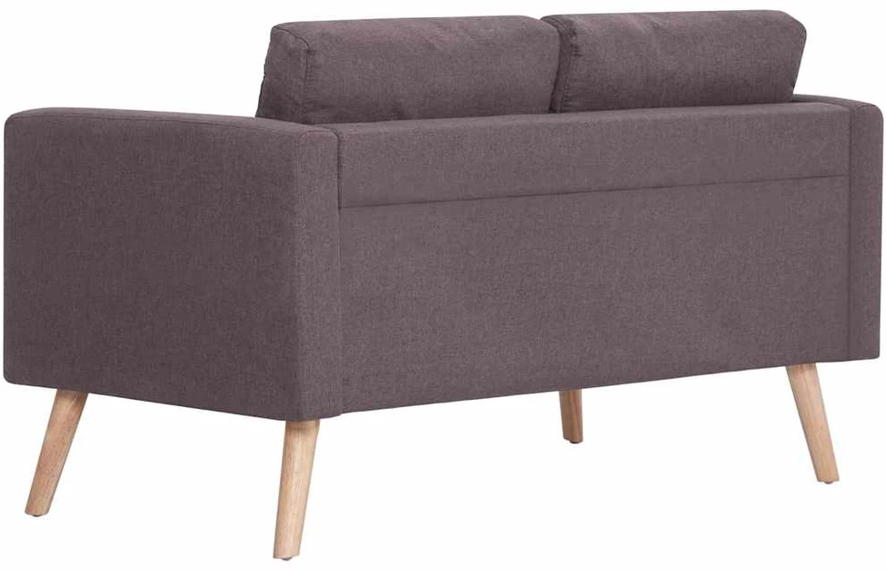 Dvivietė sofa, taupe spalvos, audinys