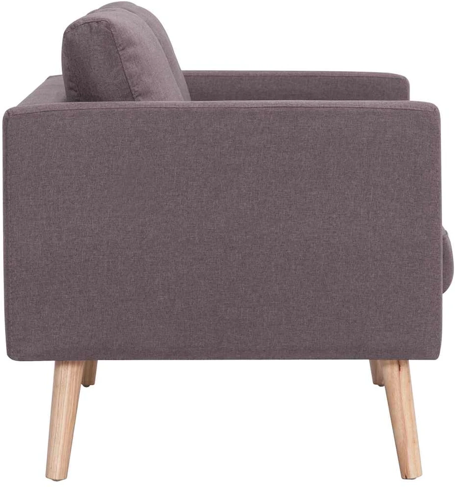 Dvivietė sofa, taupe spalvos, audinys