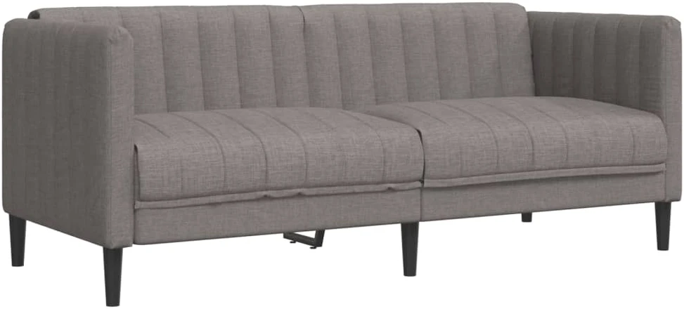 Dvivietė sofa, taupe spalvos, audinys
