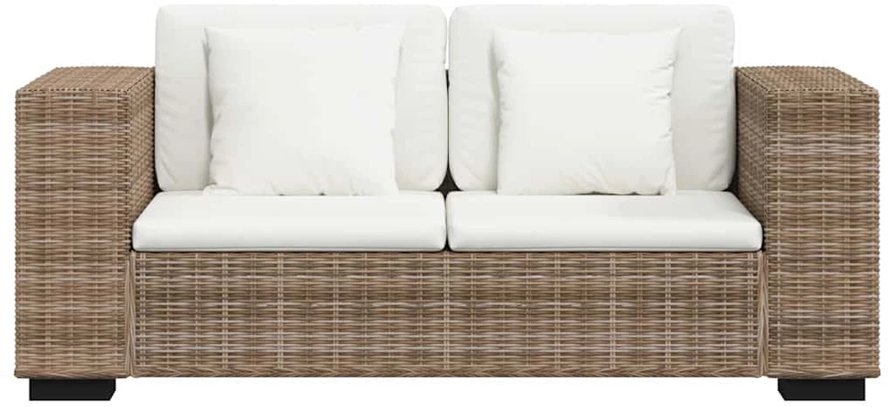 Sofa Dvivietės ir trivietės sofų komplektas, ratanas