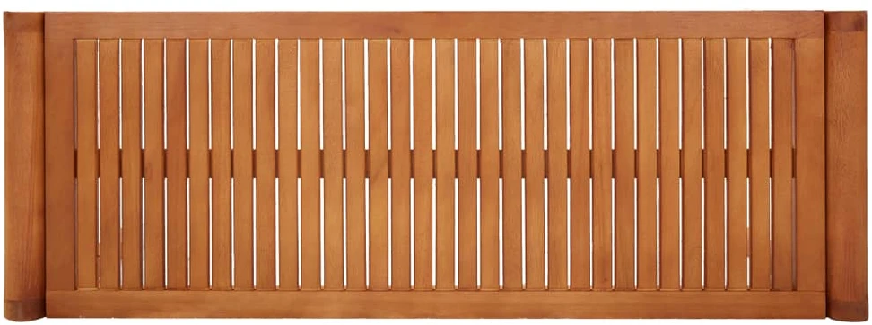 Dvivietis sodo suoliukas, 120cm, eukalipto medienos masyvas