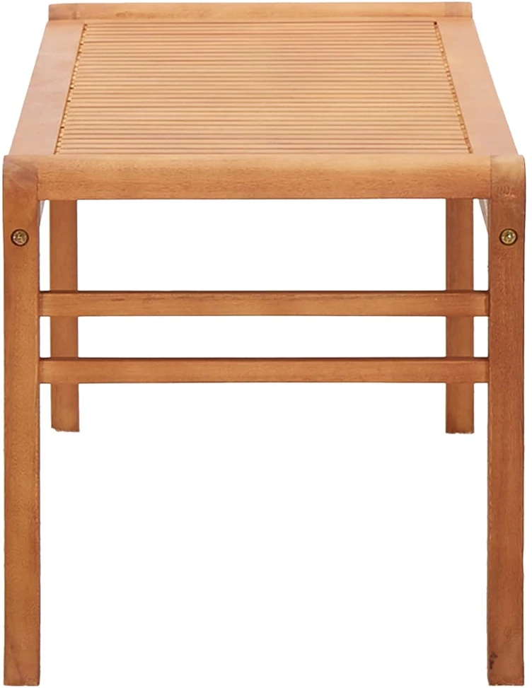 Dvivietis sodo suoliukas, 120cm, eukalipto medienos masyvas