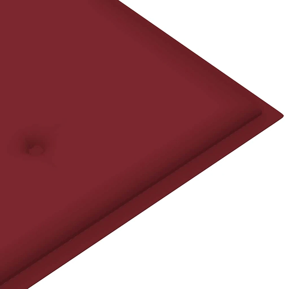 Dvivietis sodo suoliukas su pagalvėle, 120cm, eukalipto masyvas