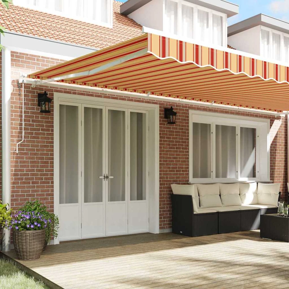 Ištraukiama markizė Geltona ir Oranžinė 600 × 300 cm