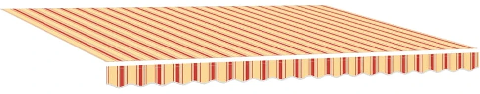 Ištraukiama markizė Geltona ir Oranžinė 450 × 350 cm