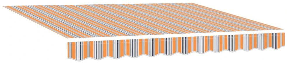 Elektrinė ištraukiama pavėsinė Pilka, Oranžinė, Balta 3 x 2,5 m