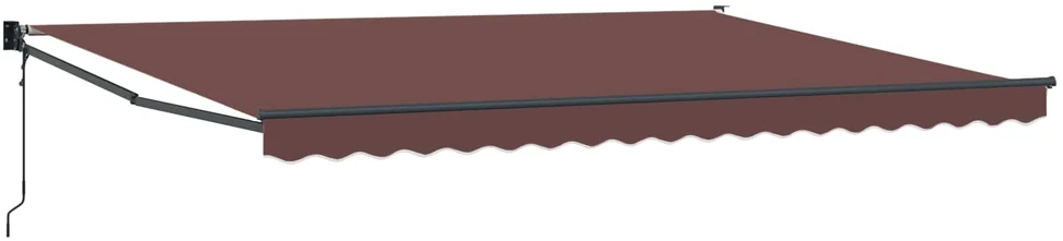 Ištraukiama markizė Ruda 4 x 2 m Poliesteris ir Metalas