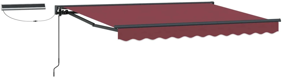 Elektrinė ištraukiama pavėsinė 3,5 x 2 m