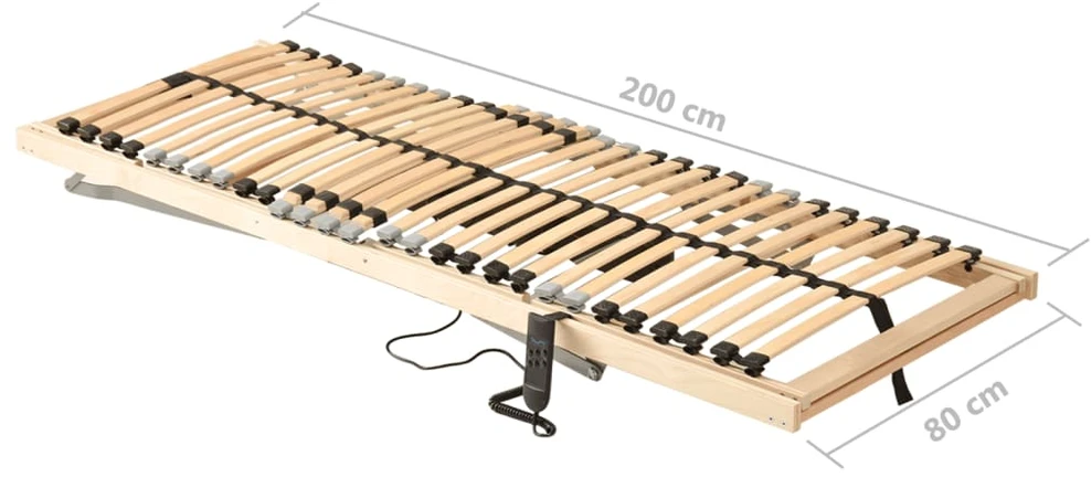 Elektrinės grotelės lovai su 28 lentjuostėmis, 80x200cm