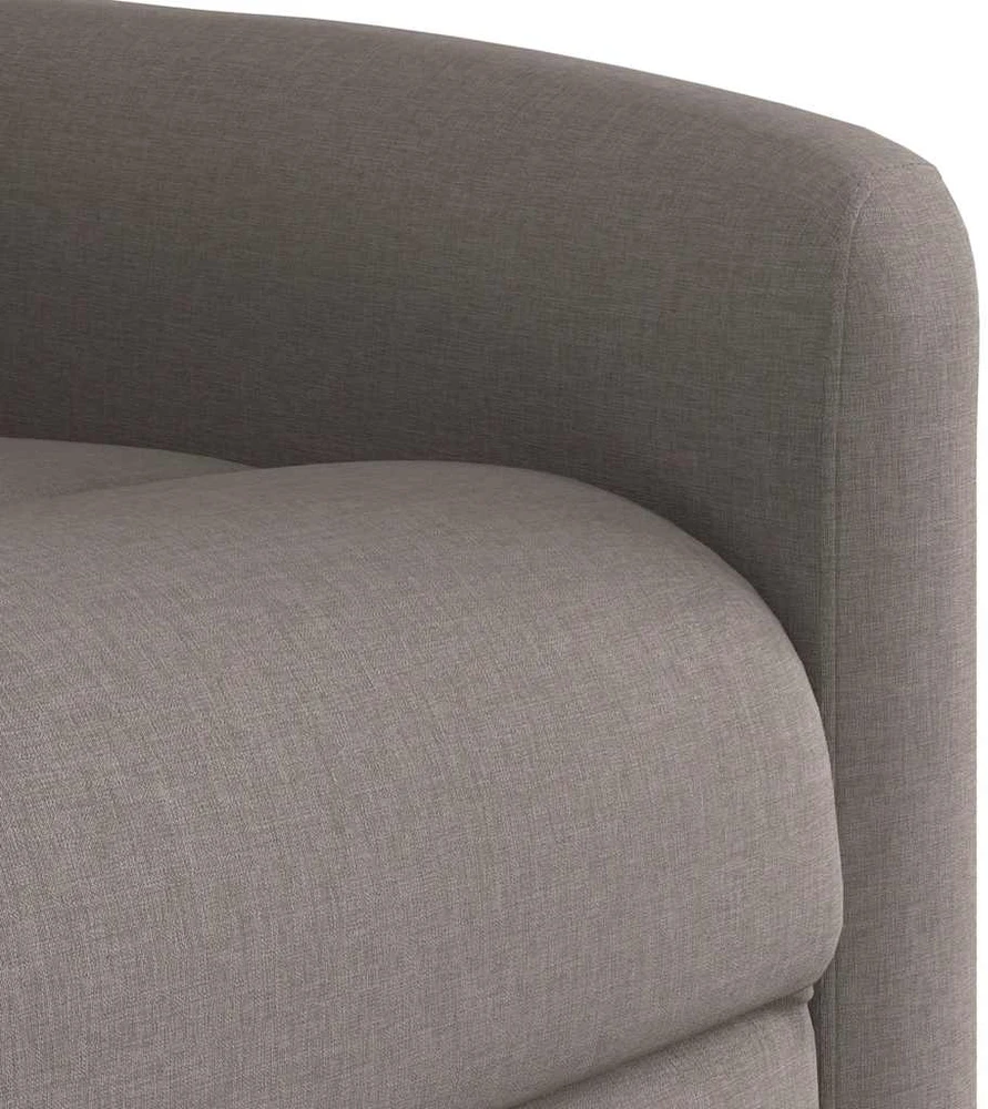 Fotelis Elektrinis atlošiamas krėslas, taupe spalvos, audinys