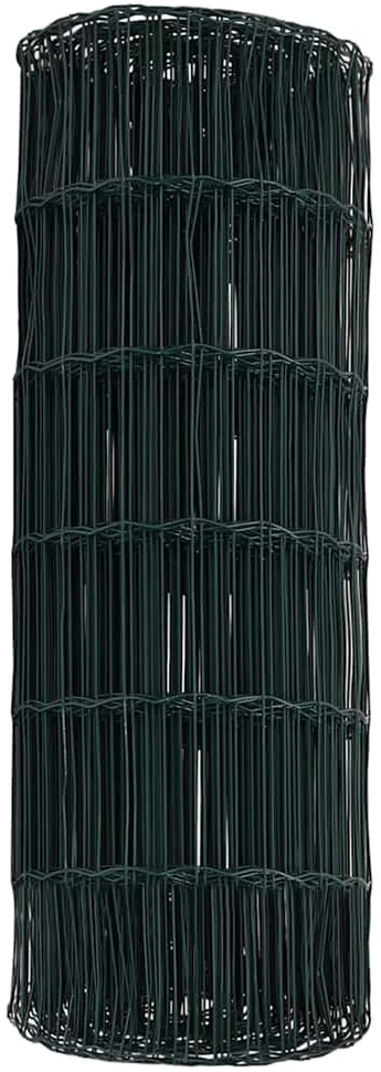Euro tvora 0,8 x 10 m PVC padengta geležis Žalia