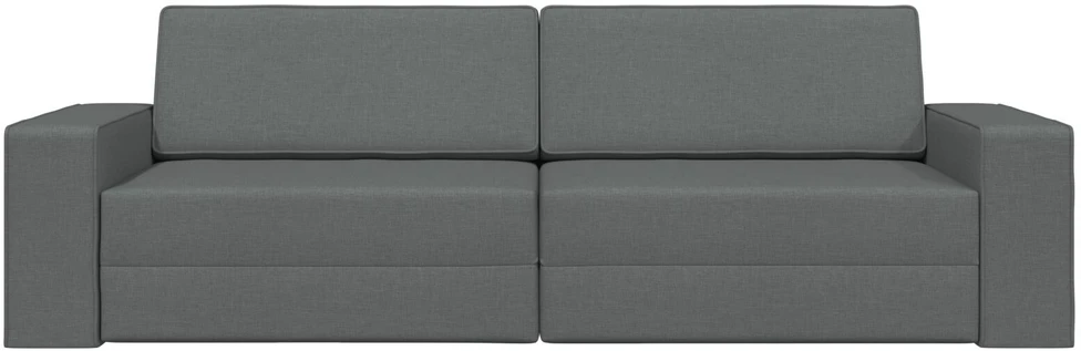 Sofa lova Tamsiai pilka 245 x 78 x 77 cm audinys