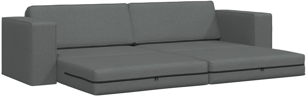 Sofa lova Tamsiai pilka 245 x 78 x 77 cm audinys