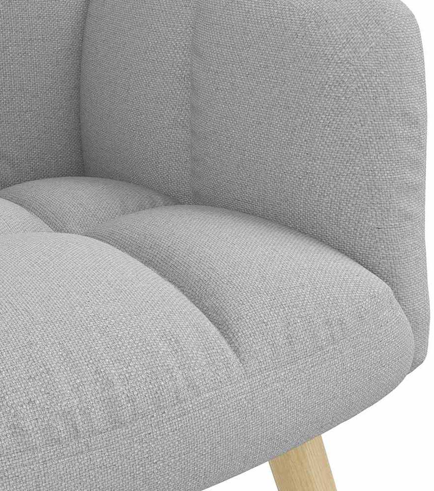 Fotelis Atpalaiduojanti kėdė Cloud Pilkas Fabric