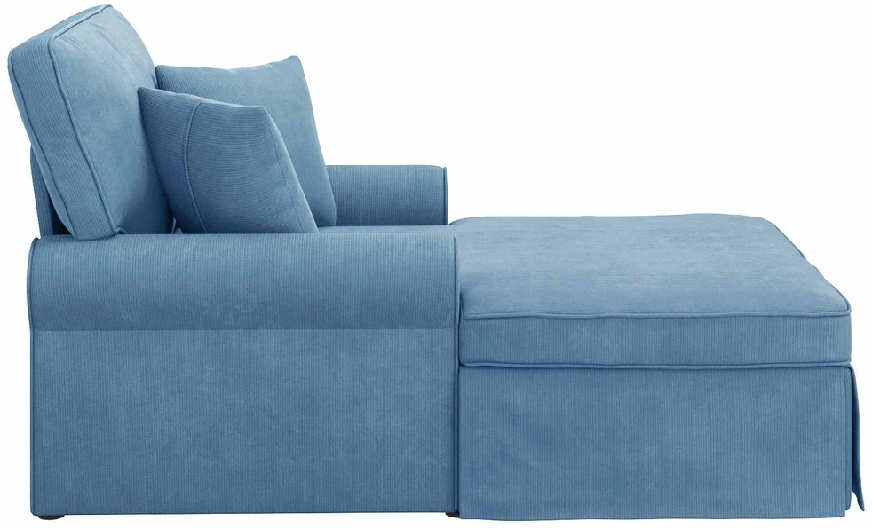 Sofa Faina su sijonu 3 vnt. Mėlyna Kordūrinis audinys
