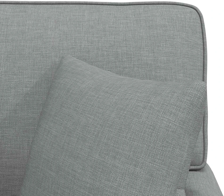 Sofa Faina su sijonu 3 vnt. Šviesiai pilka audinys 91 x 157 x 91 cm