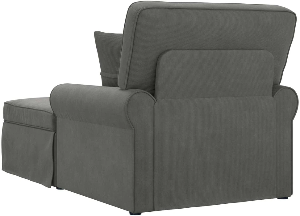Sofa Faina su sijonu 3 vnt. Tamsiai pilka Kordūrinis audinys