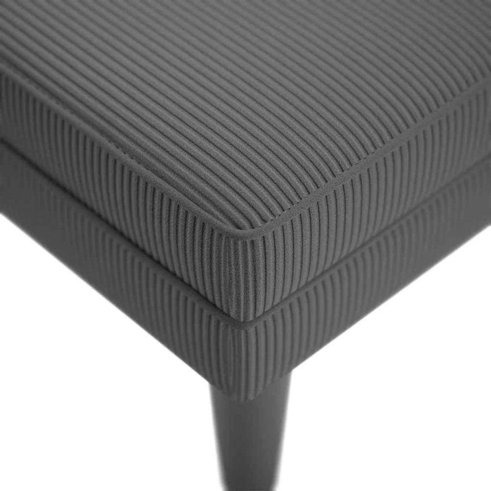 Poilsio sofa su pagalvės tamsiai pilkos spalvos velveto audinys