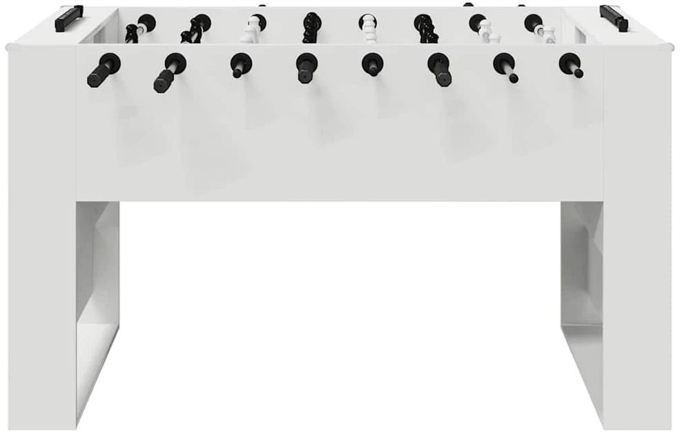 Fuzbolas stalas Baltas 146,5 x 74 x 85 cm Apdirbta mediena