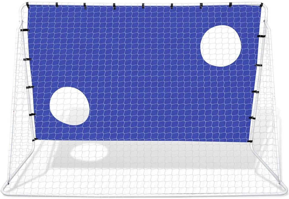 Futbolo vartai su treniruočių sienele, 240x92x150cm, plienas