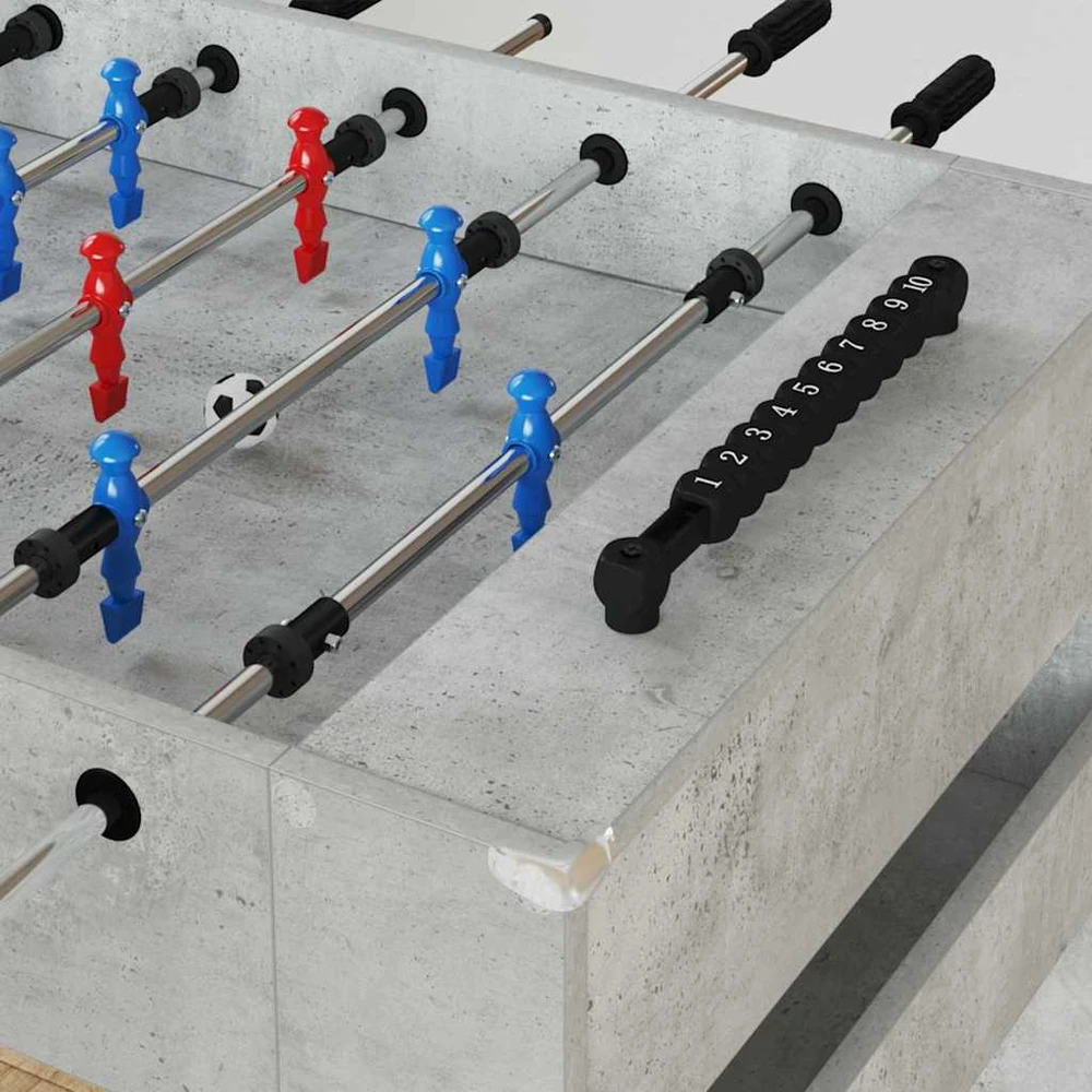 Fuzbolas stalas Betono Pilka 125 x 60,5 x 80 cm