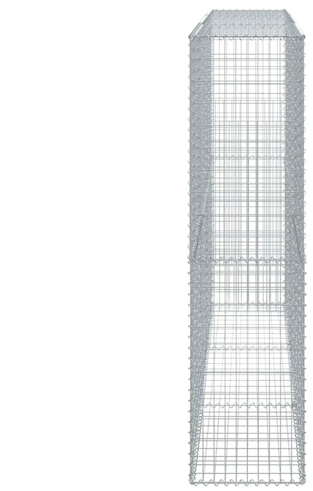 Gabiono krepšys su dangčiu, 300x50x200cm, galvanizuota geležis