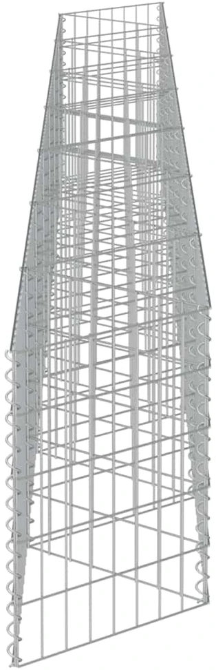 Gabiono siena, galvanizuotas plienas, 450x30x50cm