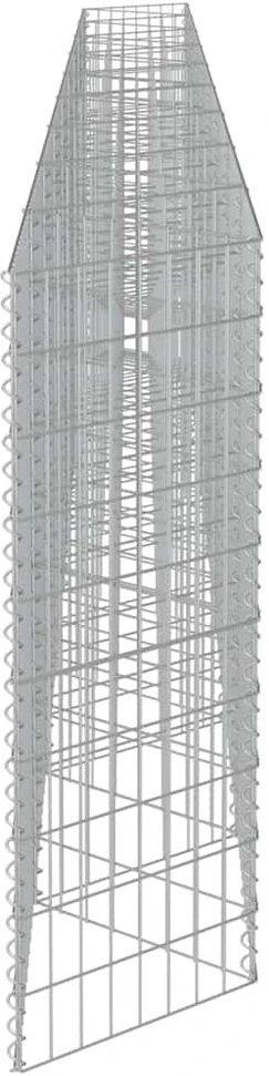 Gabiono siena, galvanizuotas plienas, 630x30x100cm