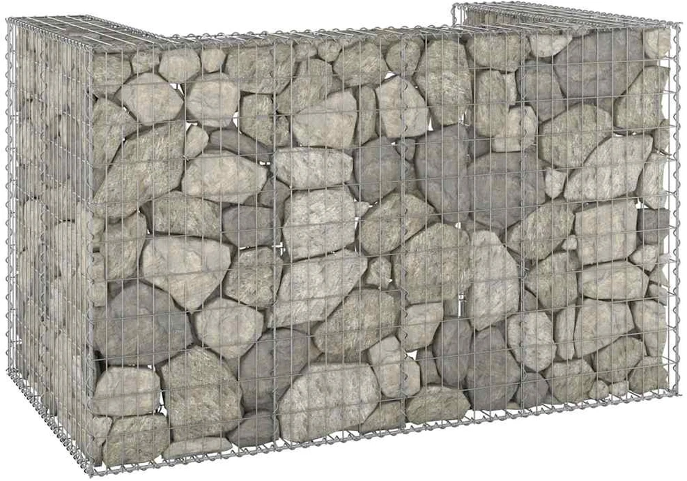 Gabiono siena konteineriams, 180x100x110cm, plienas