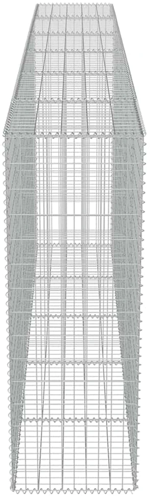 Gabiono siena su dang., galvanizuotas plienas, 300x50x150cm