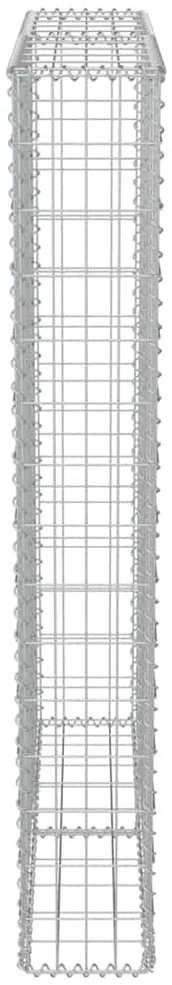 Gabiono siena su dang., galvanizuotas plienas, 100x20x150cm