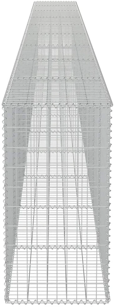 Gabiono siena su dang., galvanizuotas plienas, 900x50x100cm